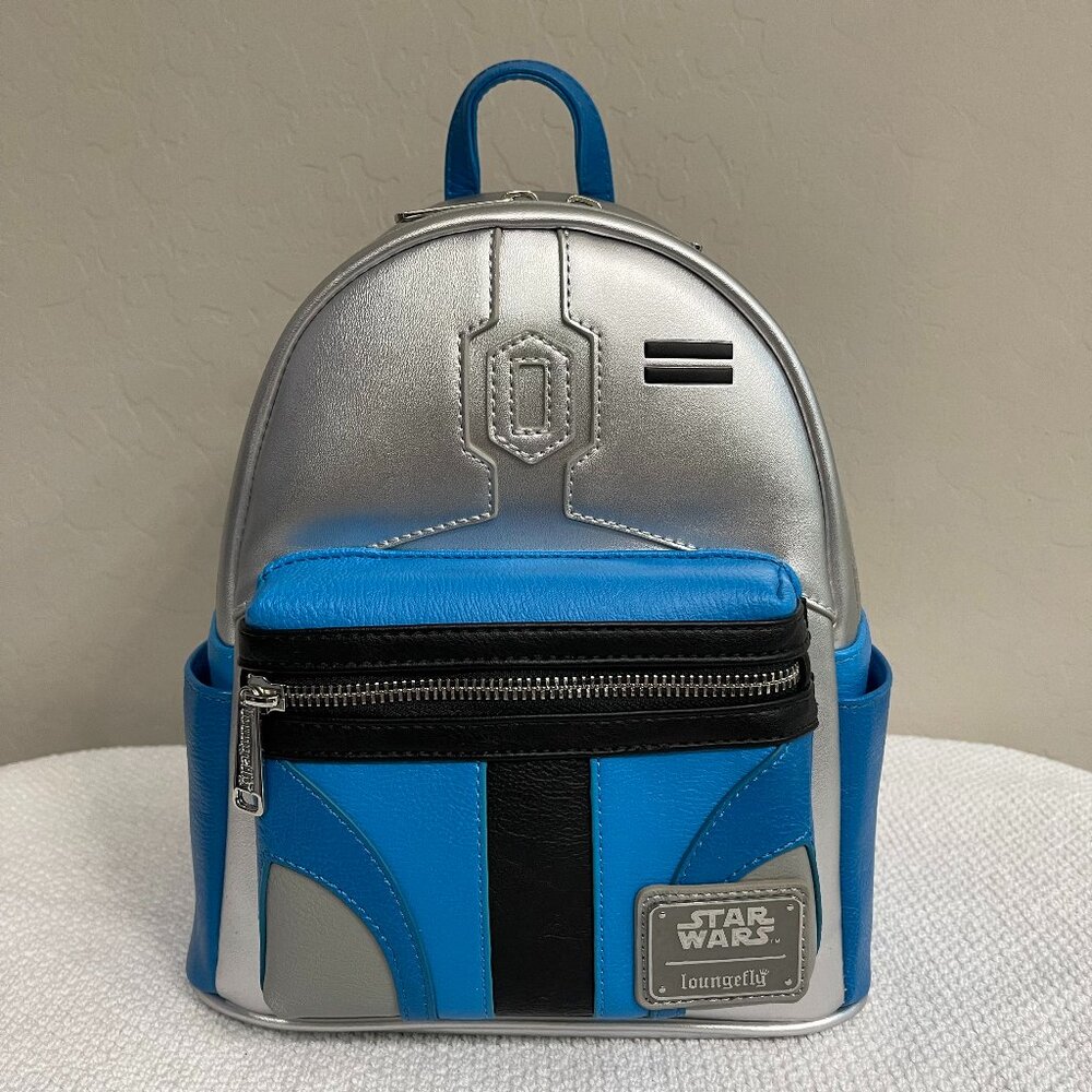 Loungefly Star Wars Silver and Blue Backpack